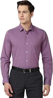 Peter England Men's Cotton Slim Fit Shirt