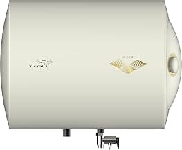 V-Guard Victo HL Horizontal Geyser 25 Litre Water Heater | Advanced Multi-layered Safety | Suitable for Hard Water & High-rise Building | Free PAN India Installation & Connection Pipes | White