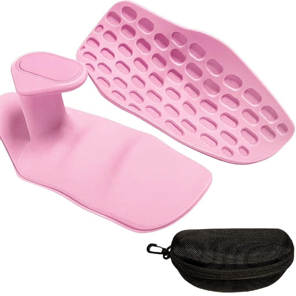 Leosportz Weight Lifting Grip for Women - Lifting Hook Straps for Gym Deadlifiting | Gym Gloves for Women Anti Slip Grip | Dumbbell Barbell Grip (Pink)