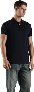 Tommy Hilfiger Solid Slim Fit Cotton Polo T-Shirt