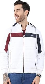 Monte Carlo Men's Regular Fit Winter Jacket | Solid Detachable Hood | Full Sleeve Zipper Closure Stylish Jacket for Men's