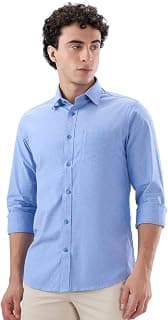 Colorplus Men Slim Fit Plain Pattern Cotton Blend Full Sleeve Casual Shirt