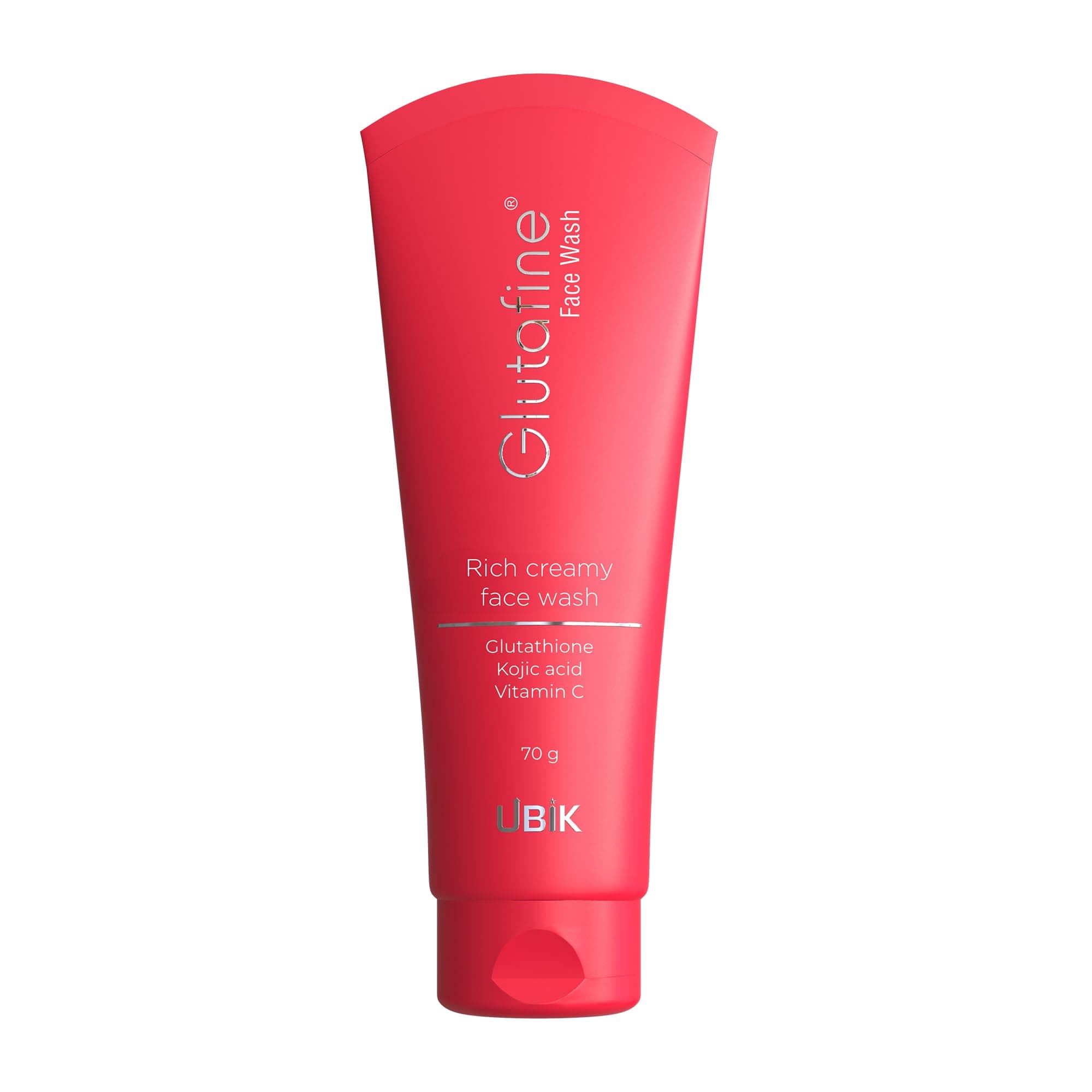 Glutafine Facewash with Glutathione, Kojic Acid & Vitamin C (70g) | Face Wash for Radiant & Even-Toned Skin | Helps Reduce Dullness & Uneven Appearance | Suitable for All Skin Types