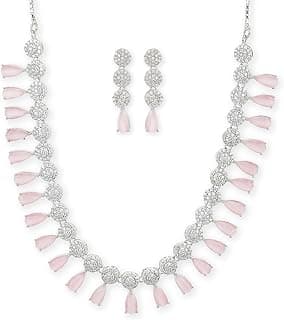 VOYLLA Silver Brass Necklace sets