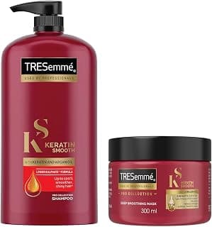 TRESemme Keratin Mask, 300 Ml + Keratin Smooth Shampoo, 1 Ltr