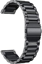 PEFKO PSS90 22MM Stainless Steel Heavy Metal Chain Loop Bands / Straps Compatible with Noise Colorfit Pulse 2 Max / Huawei GT2(46mm) / Honor Magic Watch 2(46mm) / Noise Pulse Go Buzz / Boat Flash / Xtend / Xtend Pro / Noise Colorfit Ultra Fireboltt Rage / Fireboltt Phoenix / Noise Colorfit Pulse Grand / Noise Colorfit Pulse 2 Max Smart Watch & All 22mm lug Watches