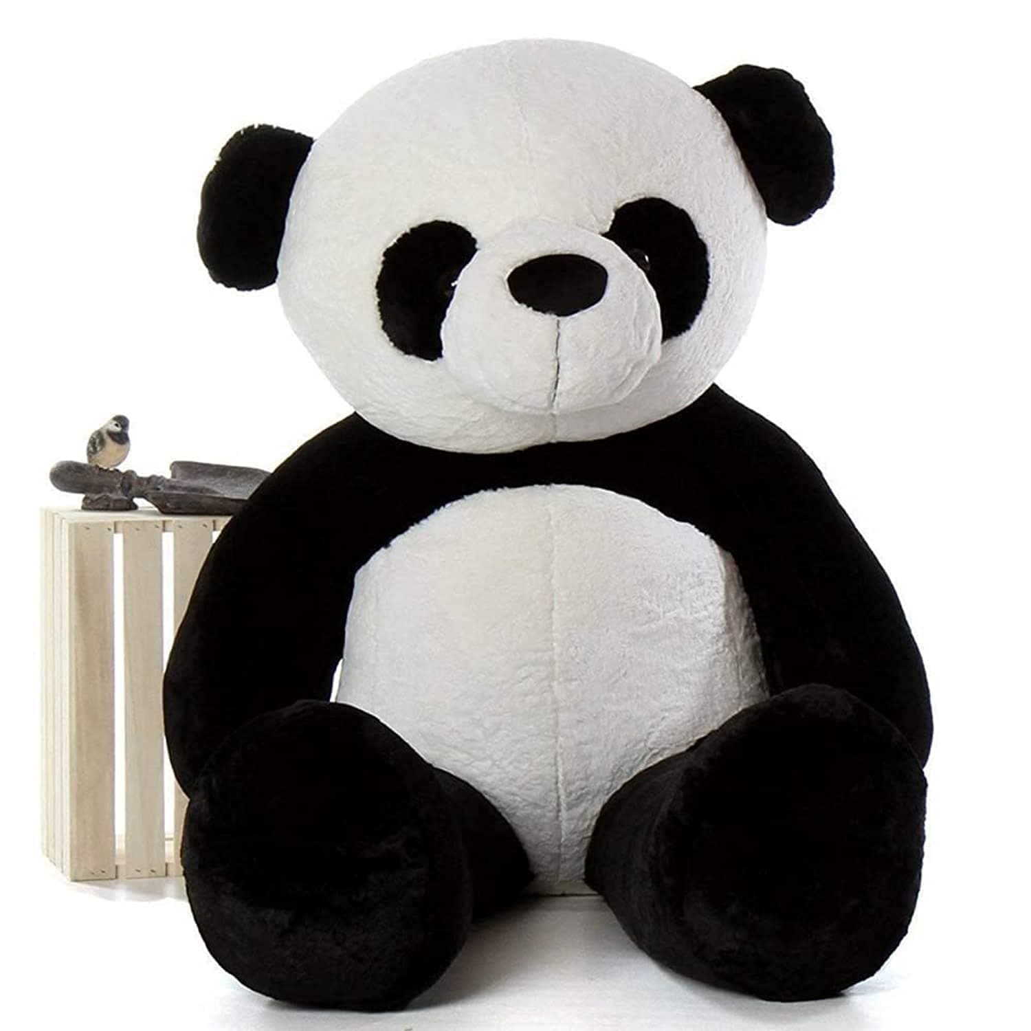 BEST4U TOYS 7 Feet Teddy Bear Soft Toy for Girlfriend, Kids & Loved Ones | 213 cm Big Hugging Teddy | Stuffed Animal |Plush Teddy Bear|Birthday, Valentine, (Panda Bear)