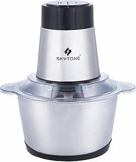 SKYTONE Electric Chopper, Meat Chopper With Stainless Steel Bowl Heavy 700W Motor - 2 Speed Modes For Kitchen Food Processor, Meat, Vegetables, Onion, Mince