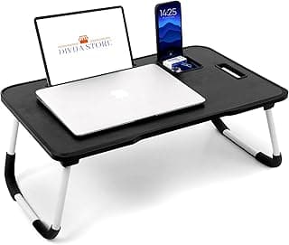 mistri Yerose Office Table For Home/Writing Desk For Office/Folding Table For School/Folding Study Table/Work From Home Multipurpose Table (Black) Wood, 15 Cm, 10 Centimeters