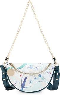 Caprese Coco Sling Bag, Medium | Stylish Floral Print Handbag for Women with Adjustable & Detachable Sling Strap | Secure Zip Closure | Perfect for Casual & Daily Use