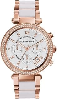 Michael Kors Parker Chronograph White Dial Ladies Watch MK5774