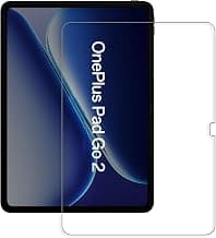 Tough Lee Tempered Glass Screen Guard Protector for Oneplus Pad Go 2 (12.1 Inch) Tablet (Anti Scratch, FingerPrint, SmudgeProof) (with Easy Installation Kit) (Pack of 1)