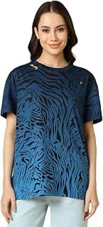 Allen Solly Women's Cotton Regular Fit T-Shirt