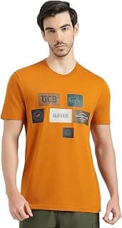 United Colors of Benetton Relaxed Fit Round Neck Printed T-Shirt - 26P30H9J3321IDY2