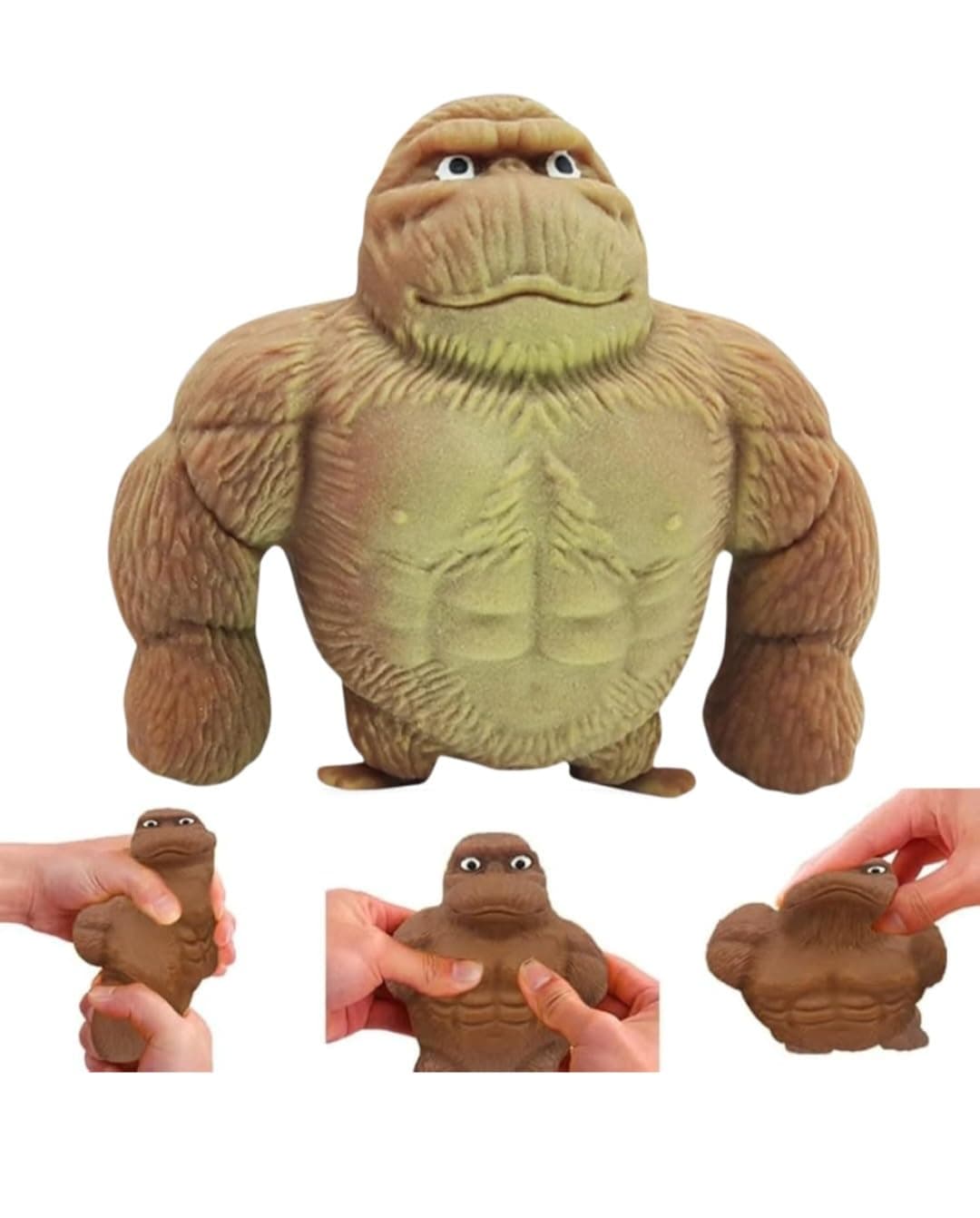 Sawkirp Darshraj Squishy Squeeze Gorilla Squeeze Toy, Stress Relief Toy Pack of 1 Piece
