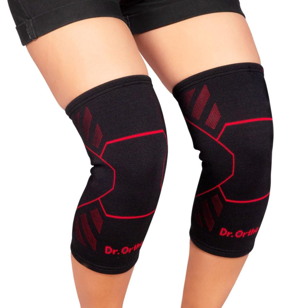 Dr.Ortho Premium Knee Cap, Knee Brace, Knee Support For Knee Pain Relief, Knee Pad Leg Sleeves, Knee Support For Men and Women - Small