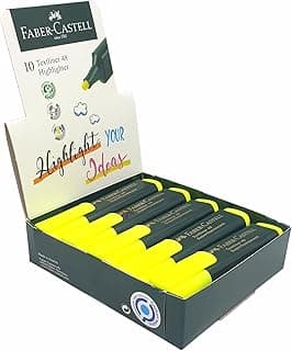 Faber-Castell Textliner - Pack of 10 (Yellow)