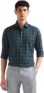 Arrow Green Formal Shirt_ARAEOSH3054