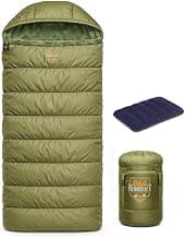 Sleeping Bag for Adults | Army-Grade Outdoor Camping Bag | All-Season, Lightweight, Warm & Durable | Mummy or Rectangular | Ideal for Trekking, Camping & Travel