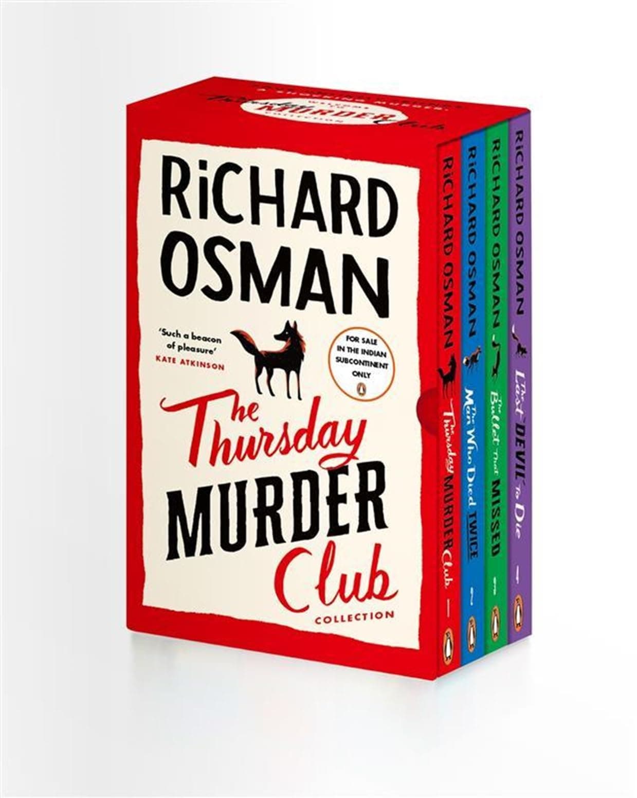 RICHARD OSMAN’S THURSDAY MURDER CLUB 4 BOOKS BOXSET: The Thursday Murder Club, The Man Who Died Twice, The Bullet That Missed & The Last Devil to Die | BESTSELLING SERIES | For Fans of Agatha Christie