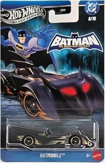 Hot Wheels Toy Car, Batman-Themed 1:64 Scale Batman Batmobile Die-Cast Vehicle, Popular Hero or Villain Casting from the Global Franchise