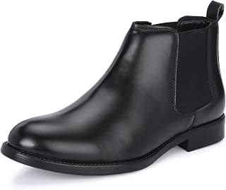 HiREL'S Chelsea Boots for Men | Soft Cushioned Insole, Slip-Resistance, Dynamic Feet Support, Arch Support & Shock Absorption