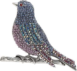 YouBella Jewellery for Women Stylish Celebrity Inspired Bird Shape Brooch for Women/Men/Girls/Boys