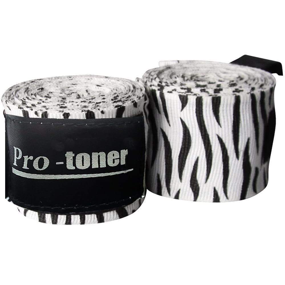 MMA Zebra Design Hand Wraps, 3 Meters