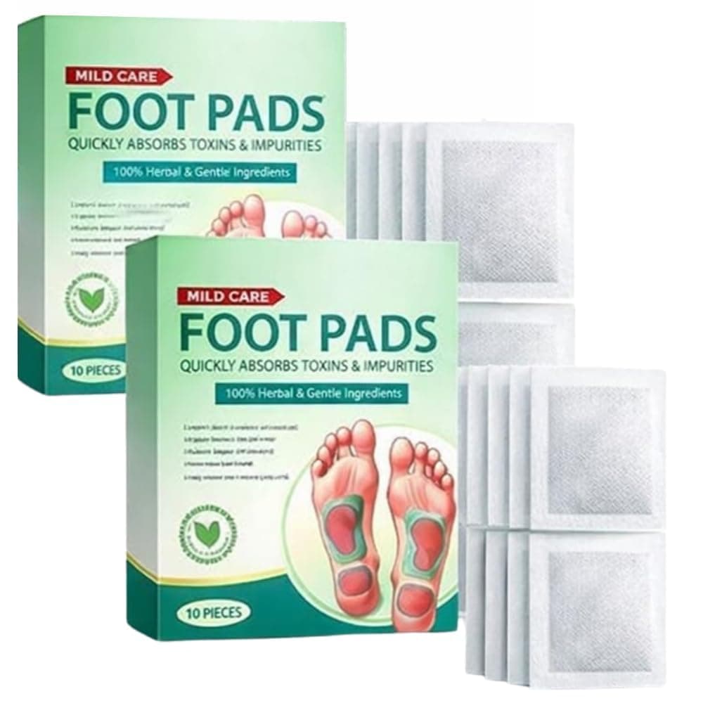 Vn care Detox Foot Patches for Weight Loss & Toxin Removal | Natural Ginger Herbal Foot Pads for Deep Cleansing & Body Detox | Foot Patch for Pain Relief & Detoxification | Foot Pads for Women & Men (Pack of 20)