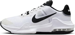 Nike Nike Mens AIR MAX Impact Running Shoes 4-WHITE/BLACK-6UK