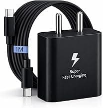 SB 45W Fast Charger Type C to C Cable, PD 3.0 Super Fast Charging 2.0 Compatible for Samsung Galaxy S24 Ultra S23 S22 Plus A Series, USB C Wall Charger Adapter with Cable