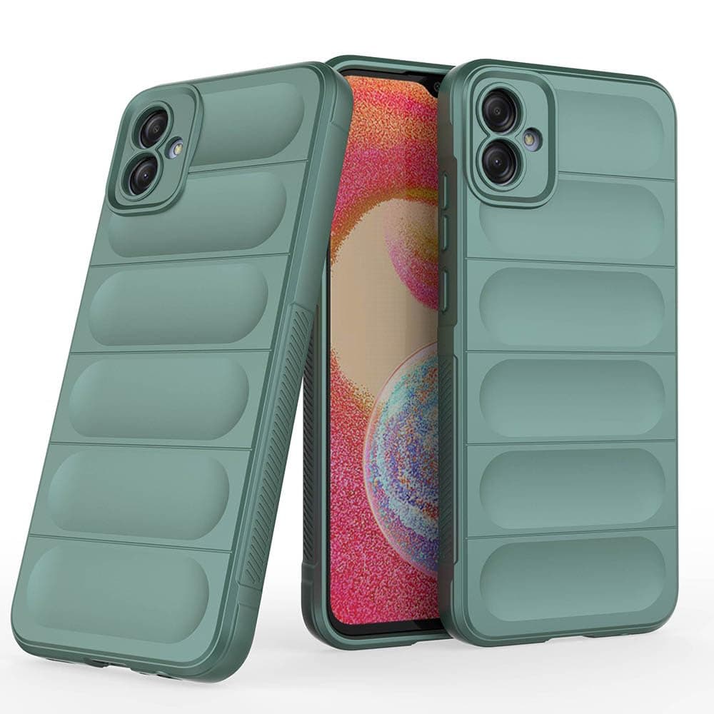 Amazon Brand- Solimo Basic Case for Samsung Galaxy A04E 4G (Silicone_Green)