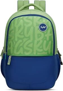 Skybags Klan Plus 37L Casual Backpack for Boys & Girls with 3 Compartments & Adjustable Shoulder Strap | Quick Access Front Pocket | Pencil Pouch | Perfect for School & Travel- Unisex
