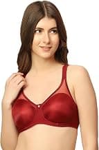 Triumph Minimizer Bra for Women| Wired Non Padded Minimizer Bra Visually Reduces Bust by One Cup Size Moulded Simplex Full Coverage Lingerie Elegant Crystal Motif Support Bra Pack of 1