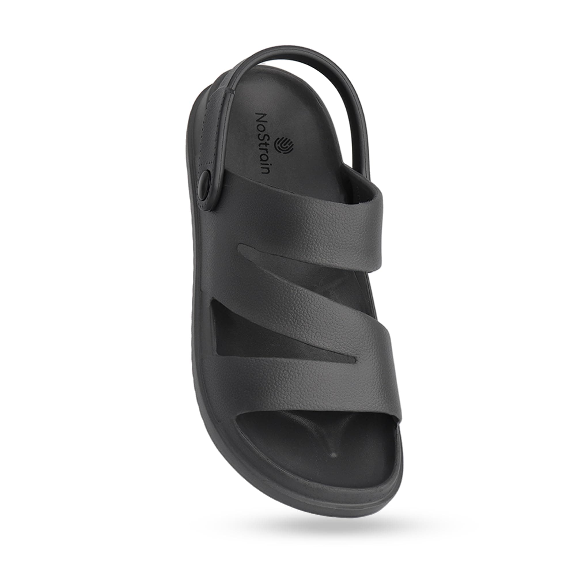 NoStrain Men's Waterproof Sandals with Back Strap | Casual Floater Sandals for Man | Soft, Lightweight Slip On Slippers for Men | Comfortable Daily Wear