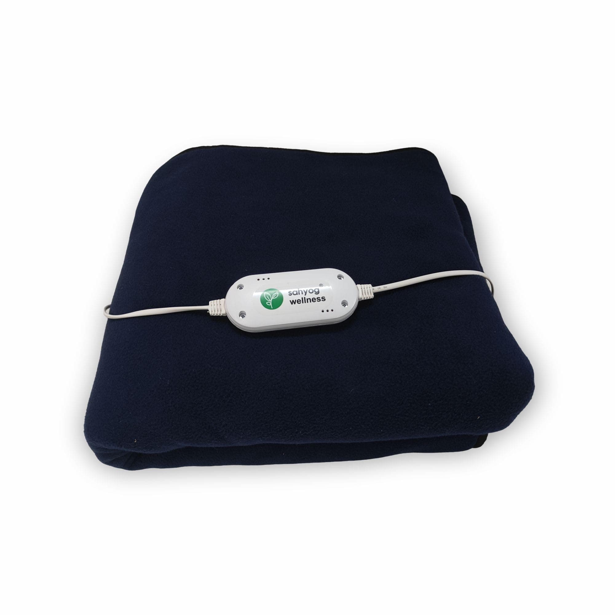 Sahyog Wellness Single Bed Warmer/Blanket with 3 Level Temperature Controller (Size - 150 CM X 70 CM) with Lower Power Consumption (Dark Blue)