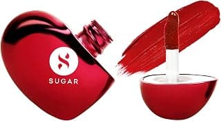 SUGAR Cosmetics LA LA Love Matte Liquid Lipstick | Lasts 18Hrs | Transferproof & Waterproof - 01 Cherry Crush