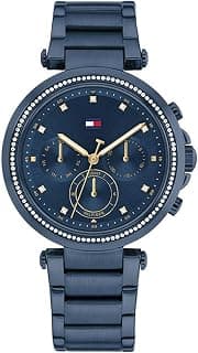 Tommy Hilfiger Emily with Qtz Multifunction Blue Dial Blue Strap Watch for Women - NTTH1782704W
