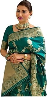 Avantika Fashion Women's Kanjivaram Soft Silk Banarasi Sarees With Blouse Piece