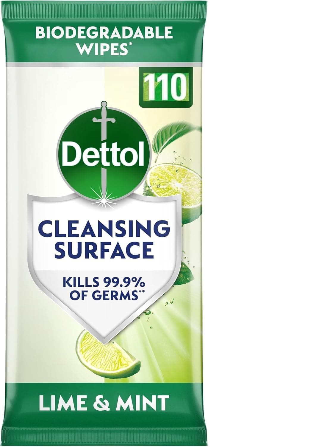 Dettol Antibacterial Cleansing Surface Wipes 110