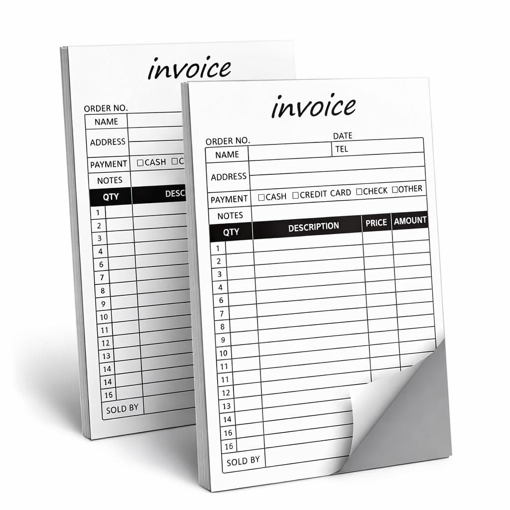 Myy Brand Printed Bill Estimate Book, Cash Memo for Shops, Office and Stores - Pack of One Book - 100 Pages - 14x22 cm