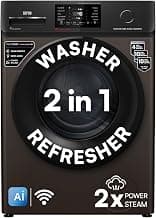 IFB 8 Kg 5 Star, DeepClean® Technology, AI Powered, WiFi, Fully Automatic Front Load Washing Machine (SENATOR MBN 8012 CMS, PowerSteam®, 9 Swirl, Steam Refresh, Inbuilt Heater, Eco Inverter, Mocha)