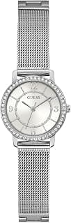 GUESS Round 28mm White Dial Analog Women Watch - GW0534L1