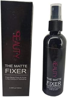Professional cosmac beauty the matte fixer face spray prep & prime long lasting & hydrating.
