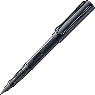 Lamy AL-Star Black Fountain Pen Medium Nib with T10 Blue cartridge and Z28 Convertor
