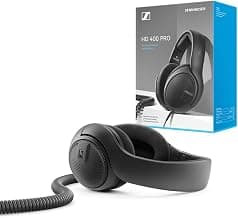 Sennheiser HD 400 PRO Open‑Back Professional Studio Headphones | Dynamic | Lightweight | Neutral Sound | Detachable Cable | 6.3 mm Adapter | Ideal for Mixing, Mastering, Monitoring & Music Production
