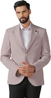 Blackberrys Men's Solid Slim Fit Formal Blazer
