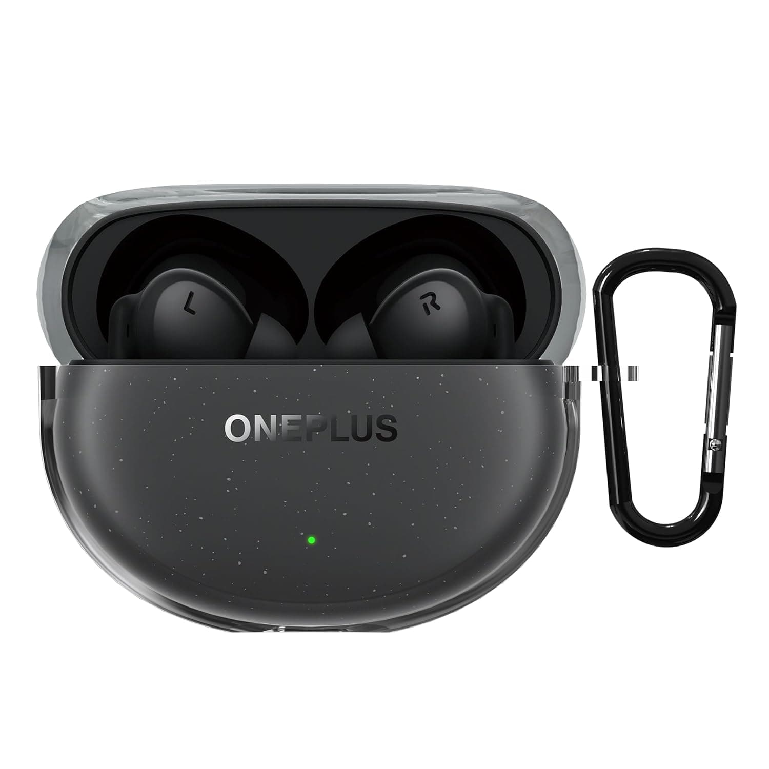 Meyaar Case for OnePlus Nord Buds 3 Pro, OnePlus Nord Buds 3 Silicone Cover with Keychain (Clear)