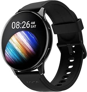 Noise Noise Vortex Plus 1.46 AMOLED Display, AoD, BT Calling, Sleek Metal Finish, 7 Days Battery Life, All New OS with 100+ Watch Faces & Health Suite (Jet Black)