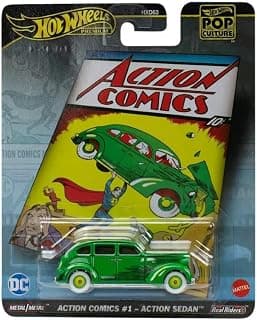 ​Hot Wheels Action Comics #1 Sedan, 1:64 Scale Die-Cast Replica from Popular Movie
